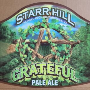 Starr Hill Grateful Pale Ale Tin Sign