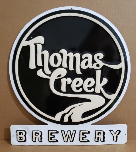 Thomas Creek Brewery Beer Tin Sign