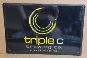 Triple C Brewing Company Beer Tin Sign triple c brewing company beer tin sign Triple C Brewing Company Beer Tin Sign triplecbrewingcotin 300x201