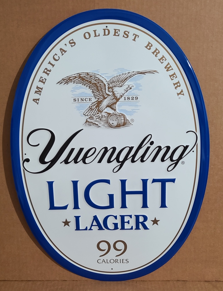Yuengling Light Lager Tin Sign