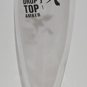 Widmer Drop Top Amber Beer Glass