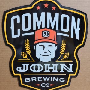 Common John Brewing Co Tin Sign