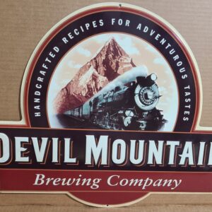 Devil Mountain Beer Tin Sign