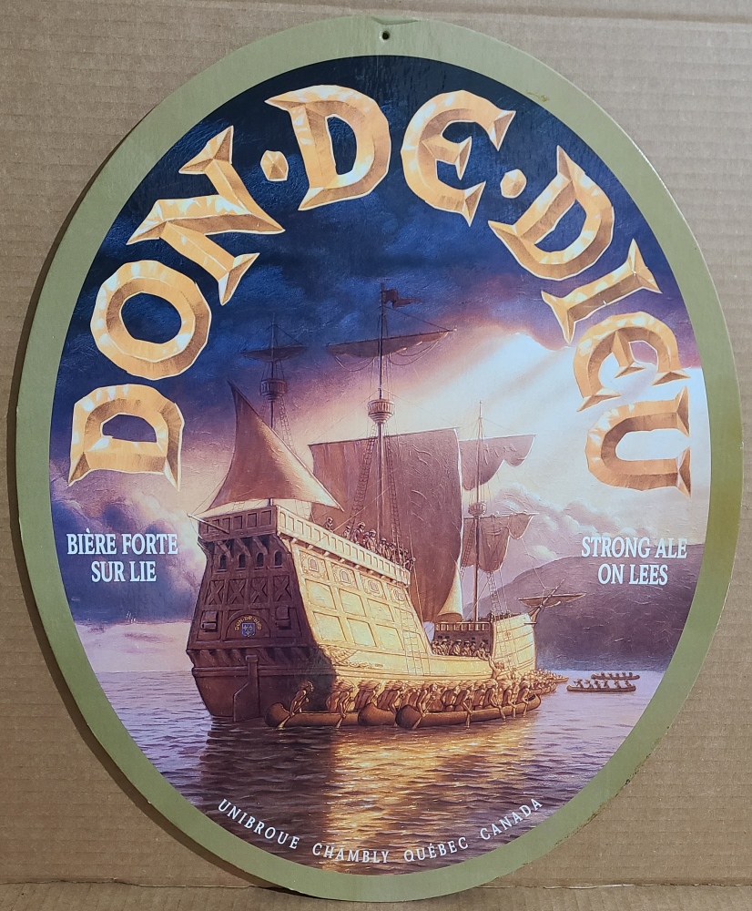 Unibroue Don De Dieu Ale Sign [object object] Home dondedieualesign