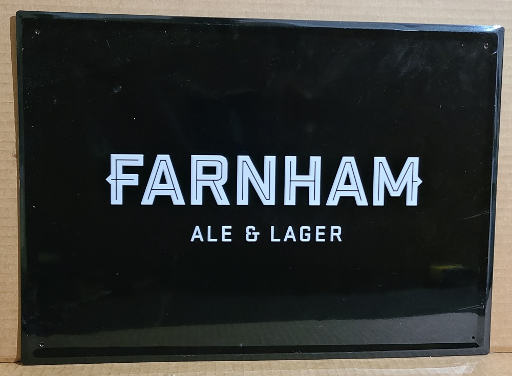 Farnham Ale Lager Tin Sign [object object] Home farnhamalelagertin