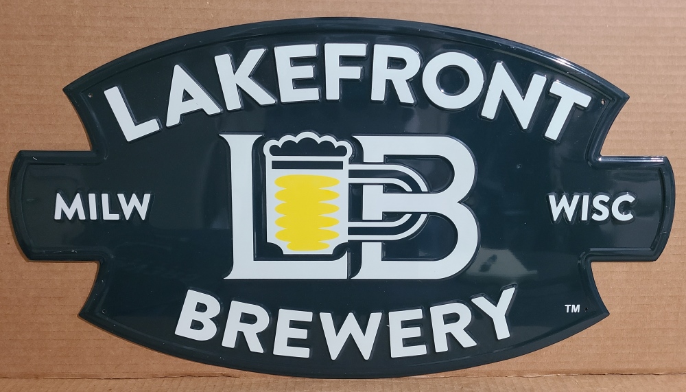 Lakefront Brewery Tin Sign