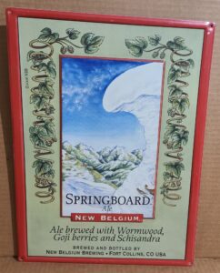 New Belgium Springboard Ale Tin Sign new belgium springboard ale tin sign New Belgium Springboard Ale Tin Sign newbelgiumspringboardaletin2006 242x300