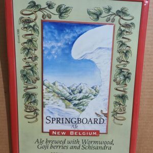 New Belgium Springboard Ale Tin Sign