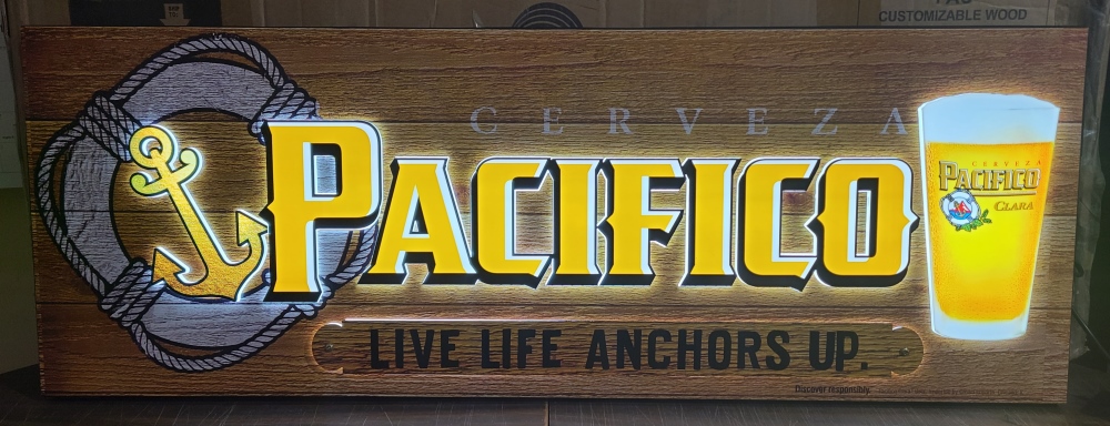 Pacifico Cerveza Beer LED Sign