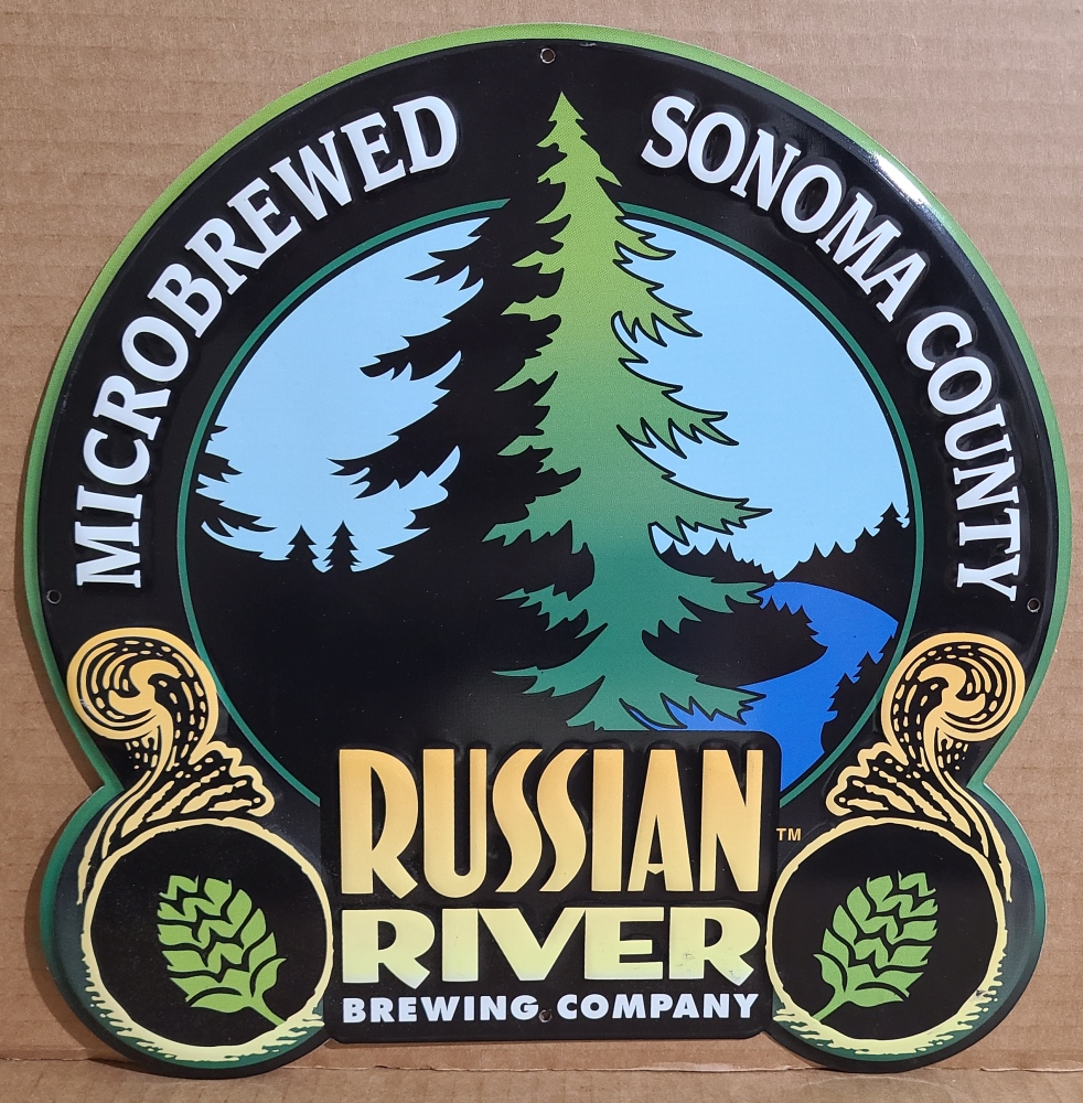 Russian River Brewing Company Tin Sign