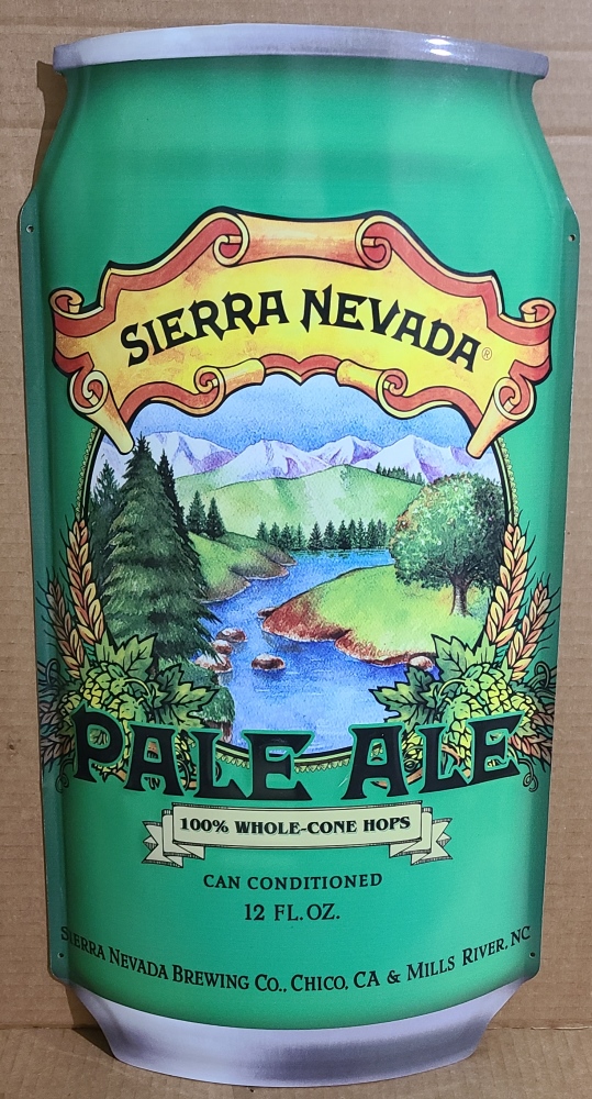 Sierra Nevada Pale Ale Tin Sign [object object] Home sierranevadapalealecurvedcantin