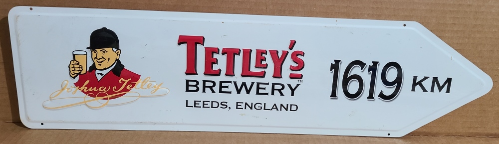 Tetleys Brewery Tin Sign