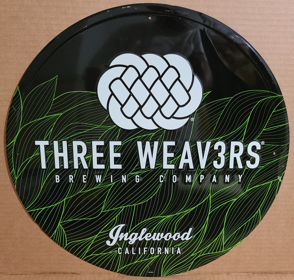 Three Weavers Brewing Co Tin Sign [object object] Home threeweav3rsbrewingcompanytin
