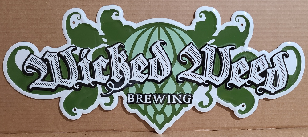 Wicked Weed Brewing Tin Sign [object object] Home wickedweedbrewingtin