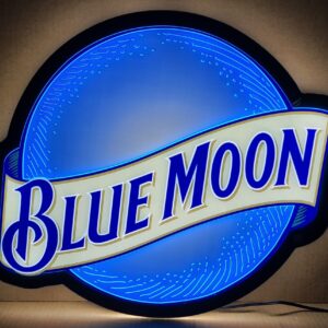 Blue Moon Beer LED Sign