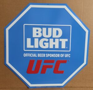 Bud Light Beer UFC Tin Sign bud light beer ufc tin sign Bud Light Beer UFC Tin Sign budlightufctin2024 300x290