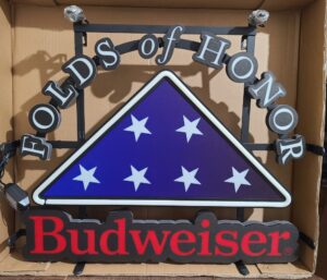 Budweiser Beer Folds of Honor LED Sign budweiser beer folds of honor led sign Budweiser Beer Folds of Honor LED Sign budweiserfoldsofhonorled2024off 300x257