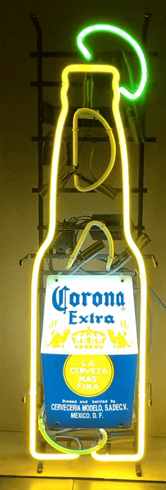 Corona Extra Beer Sequencing Neon Sign