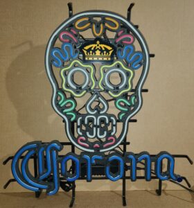 Corona Beer Sugar Skull LED Sign corona beer sugar skull led sign Corona Beer Sugar Skull LED Sign coronasugarskullled2023off 280x300