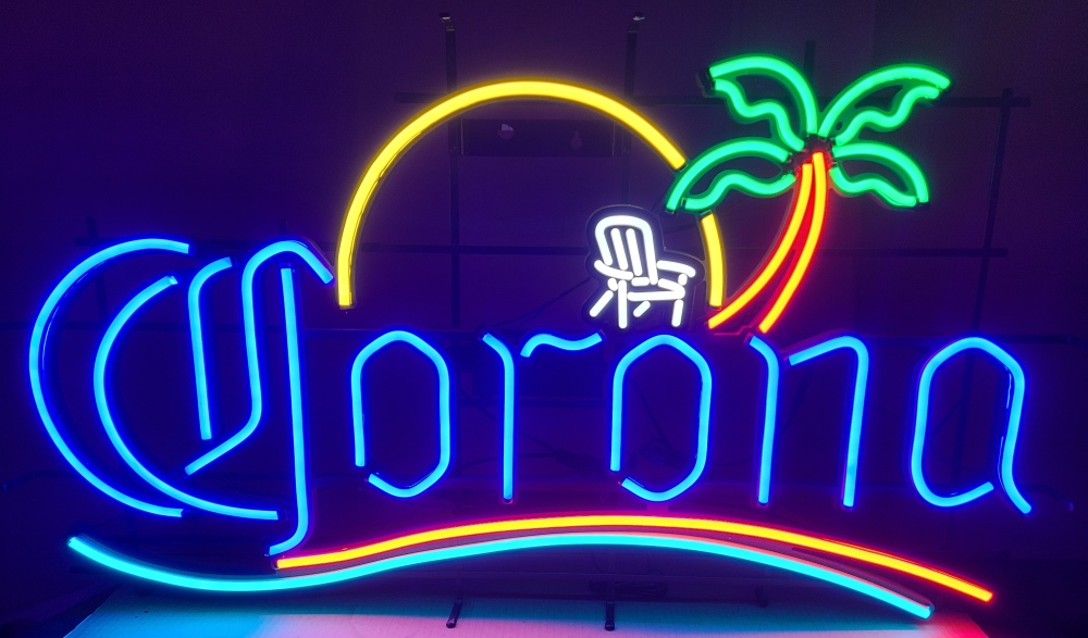 Corona Beer Sunset Dominator LED Sign