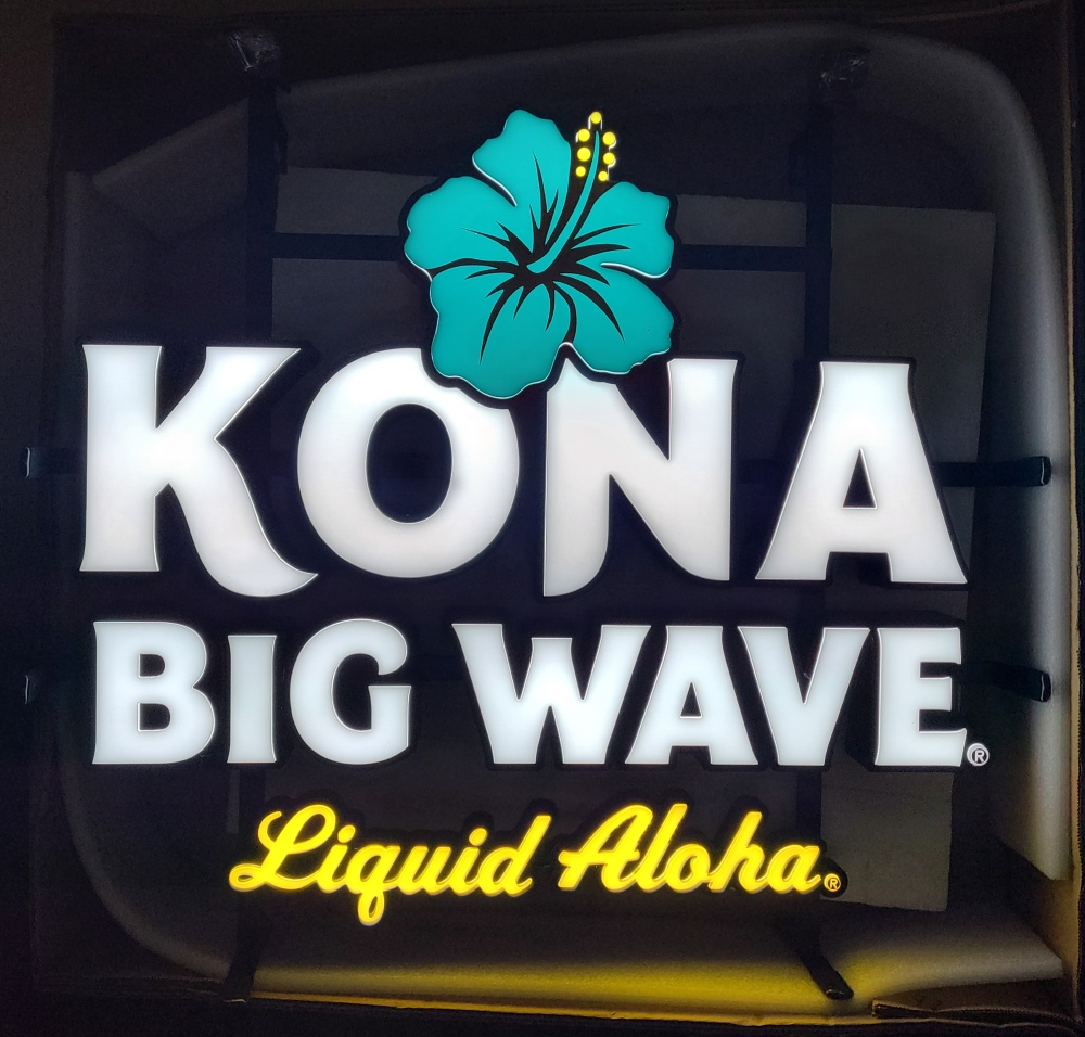 Kona Big Wave Beer LED Sign
