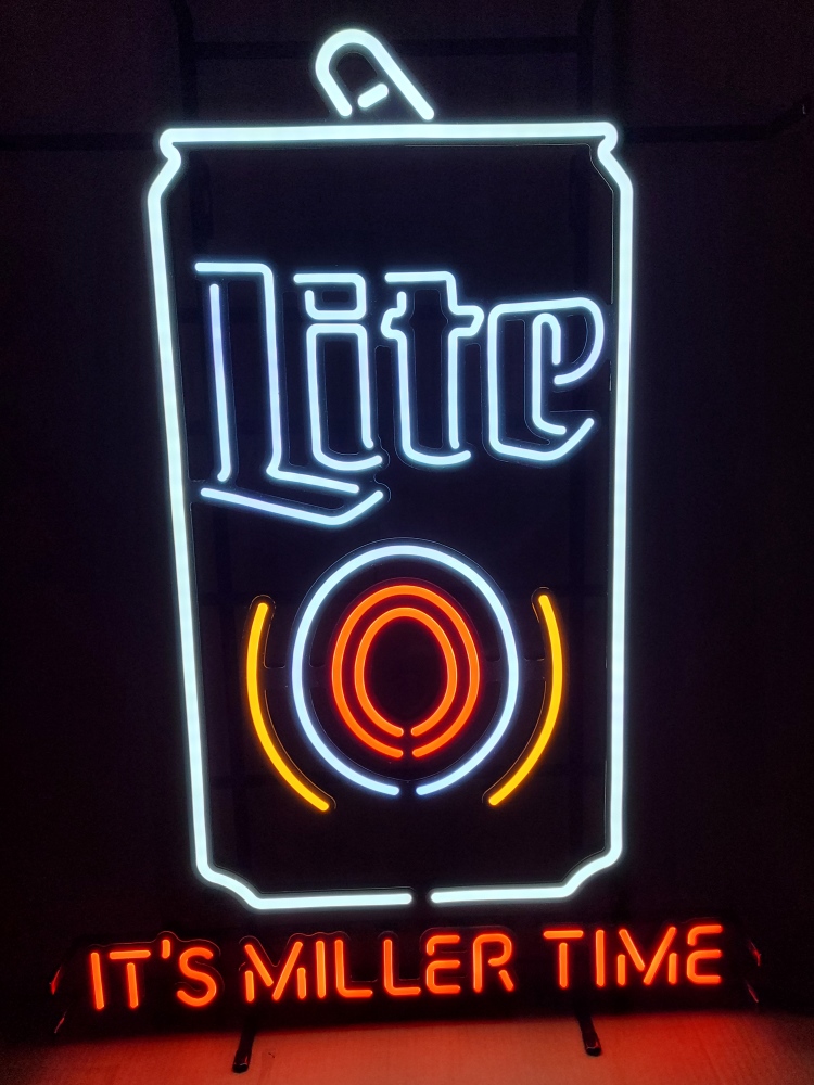 Lite Miller Time Beer LED Sign