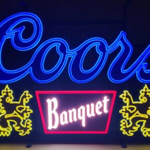 Coors Banquet Beer LED Sign