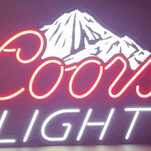 Coors Light Beer Sequencing LED Sign
