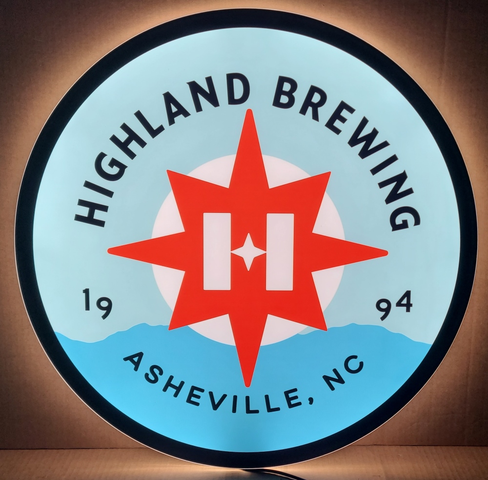 Highland Brewing Beer LED Sign [object object] Home highlandbrewingpanelled