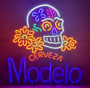 modelo cerveza sugar skull led sign Modelo Cerveza Sugar Skull LED Sign modelocervezasugarskullled2023 300x293