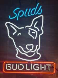 Bud Light Beer Spuds MacKenzie Neon Sign bud light beer spuds mackenzie neon sign Bud Light Beer Spuds MacKenzie Neon Sign budlightspuds 222x300