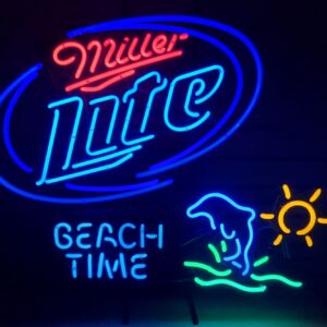 Lite Beer Beach Time Neon Sign