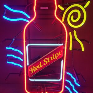 Red Stripe Beer Neon Sign