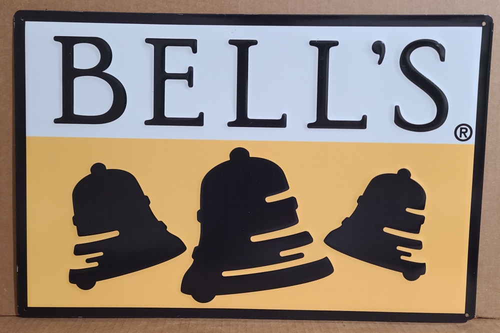 Bells Beer Tin Sign