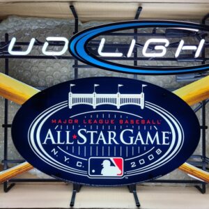 Bud Light Beer MLB All Star Game Neon Sign