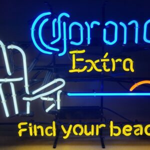 Corona Extra Beer Beach Neon Sign