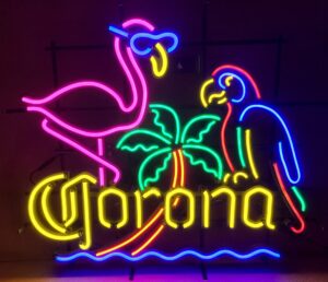 Corona Beer Flamingo Parrot LED Sign corona beer flamingo parrot led sign Corona Beer Flamingo Parrot LED Sign coronaflamingoparrotled2024 300x258