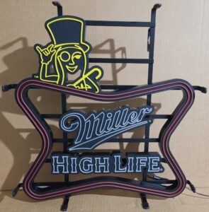 Miller High Life Beer Mr Peanut LED Sign miller high life beer mr peanut led sign Miller High Life Beer Mr Peanut LED Sign millerhighlifemrpeanutled2023off 295x300