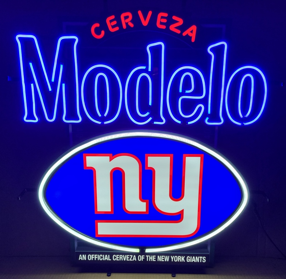 Modelo Cerveza NFL NY Giants LED Sign