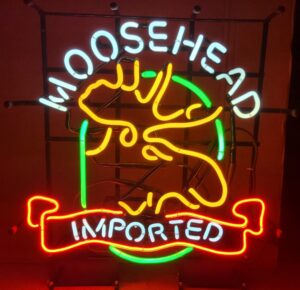 Moosehead Imported Beer Neon Sign moosehead imported beer neon sign Moosehead Imported Beer Neon Sign mooseheadimported1988nos 1 300x290