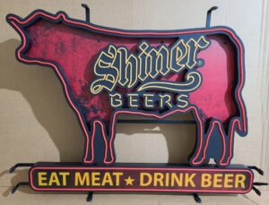 Shiner Eat Meat Drink Beer LED Sign shiner eat meat drink beer led sign Shiner Eat Meat Drink Beer LED Sign shinerbeerseatmeatdrinkbeerled2023off 300x229