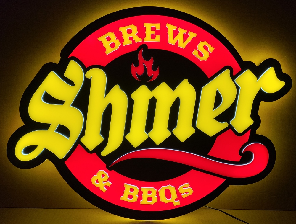 Shiner Beer Brews BBQ LED Sign