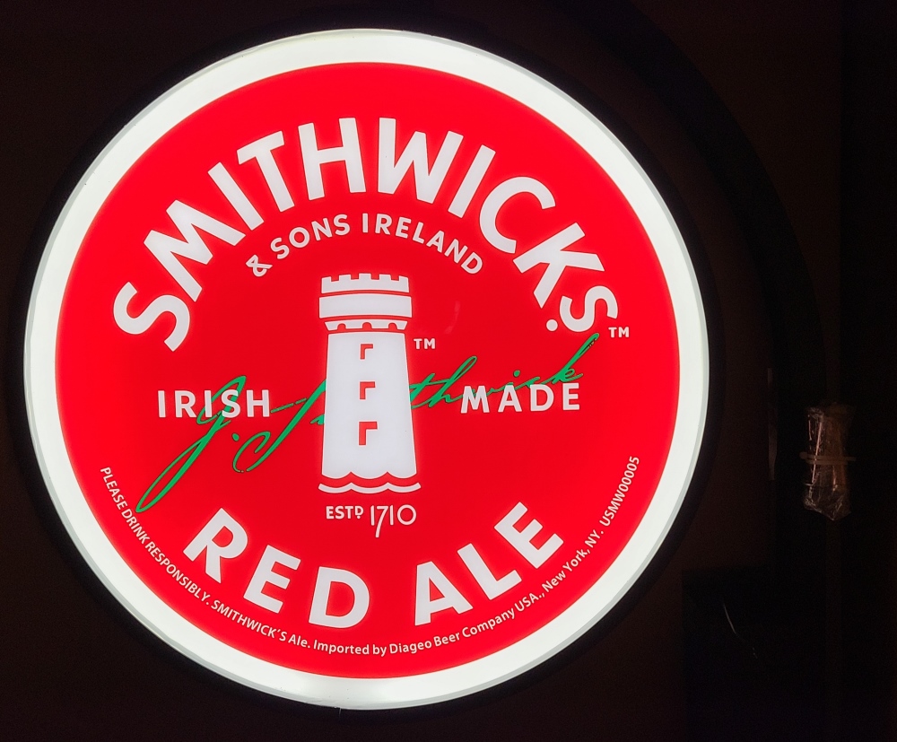 Smithwicks Red Ale LED Pub Sign