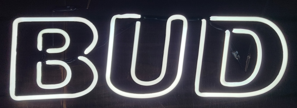 Bud Light Beer Neon Sign Tube