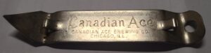 Canadian Ace Beer Opener canadian ace beer opener Canadian Ace Beer Opener canadianacebeerandaleopenerrear 300x76