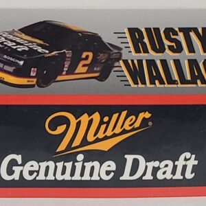 Miller Genuine Draft Beer NASCAR Sticker