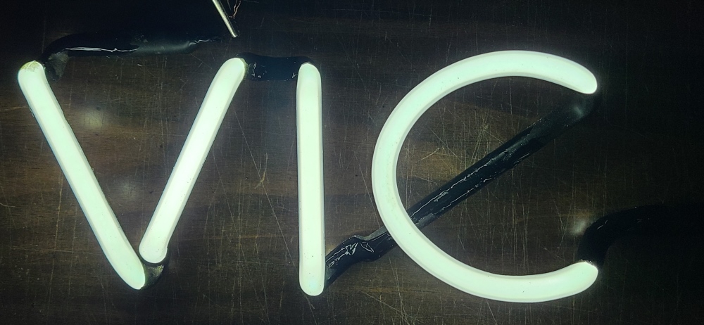 Viceroy Cigarettes Neon Sign Tube