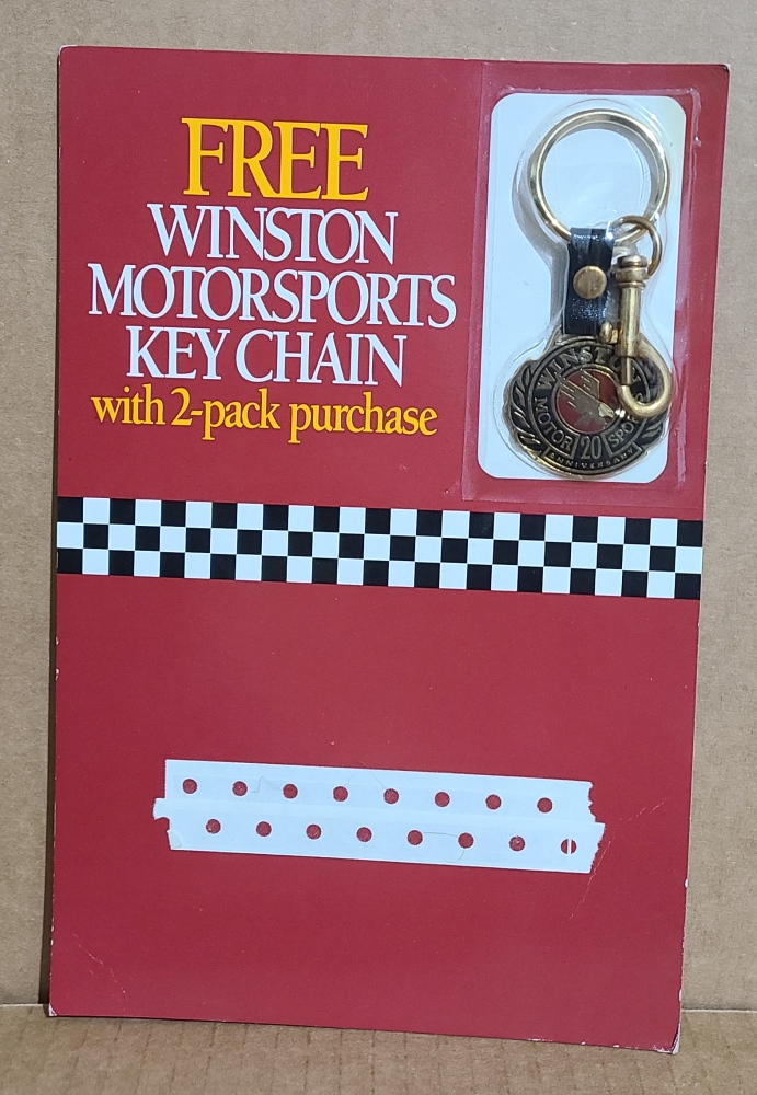 Winston Cigarettes NASCAR Keychain [object object] Home winstonmotorsportskeychain1991