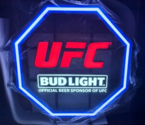 Bud Light Beer UFC LED Sign bud light beer ufc led sign Bud Light Beer UFC LED Sign budlightufcled2024 300x259