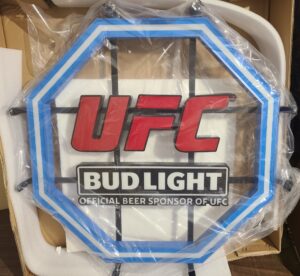 Bud Light Beer UFC LED Sign bud light beer ufc led sign Bud Light Beer UFC LED Sign budlightufcled2024off 300x276